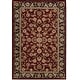 preview thumbnail 15 of 17, Nourison Hand-tufted Persian Floral Wool and Silk Burgundy Area Rug