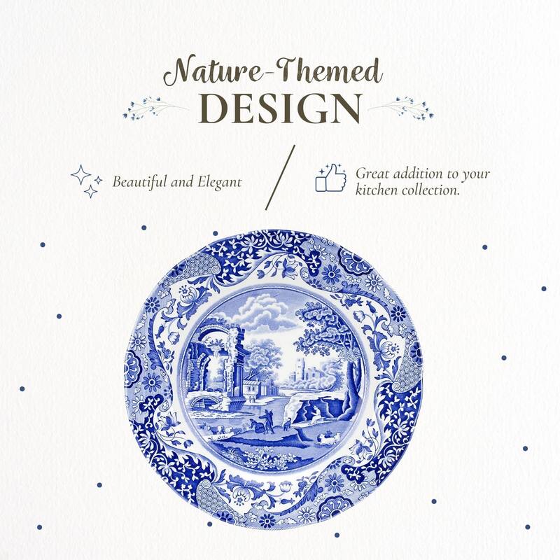 Spode Blue Italian Collection Round Plate