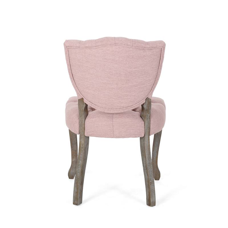 Crosswind Diamond Stitch Fabric Dining Chair by Christopher Knight Home