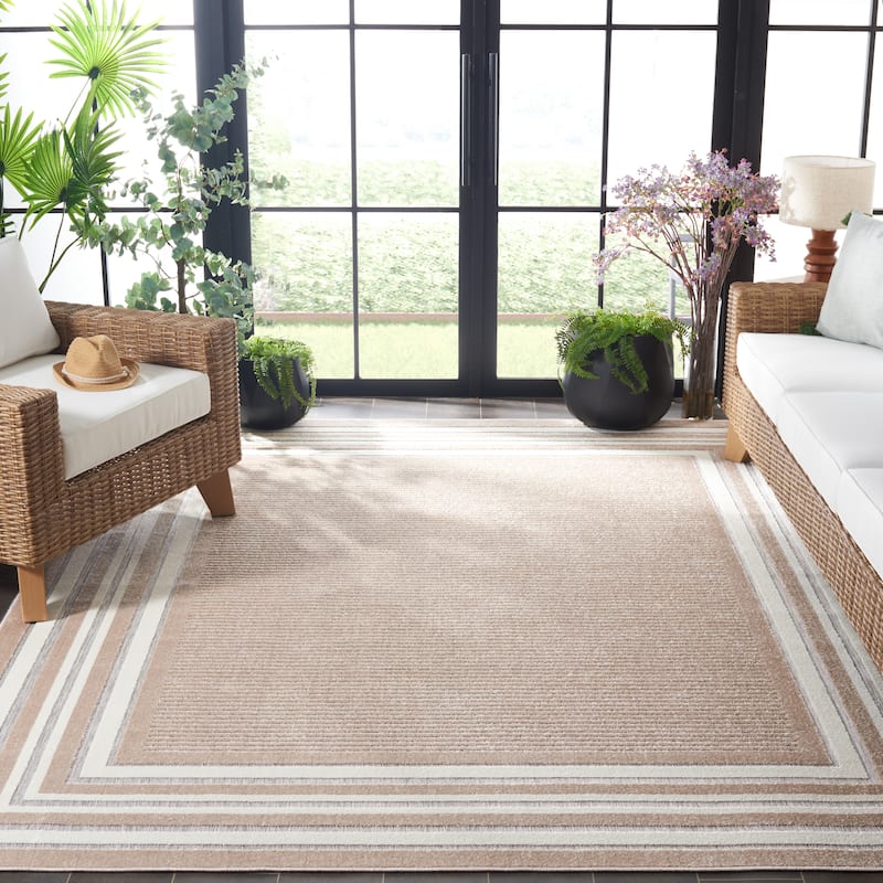 SAFAVIEH Cabana Pratima Indoor/Outdoor Waterproof Patio Backyard Rug