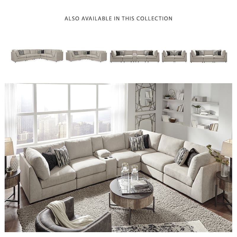 Signature Design by Ashley Kellway Bisque 5-Piece Sectional - 153" W x 39" D x 39" H