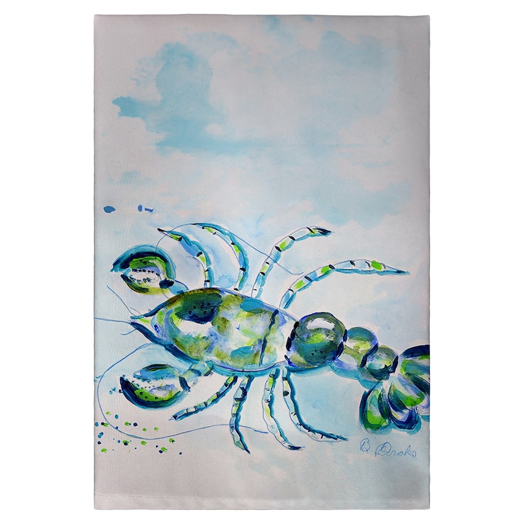 Blue Crayfish Guest Towel - 20x20