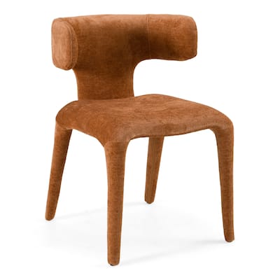 Modrest Saehee Modern Rust Velvet Dining Chair