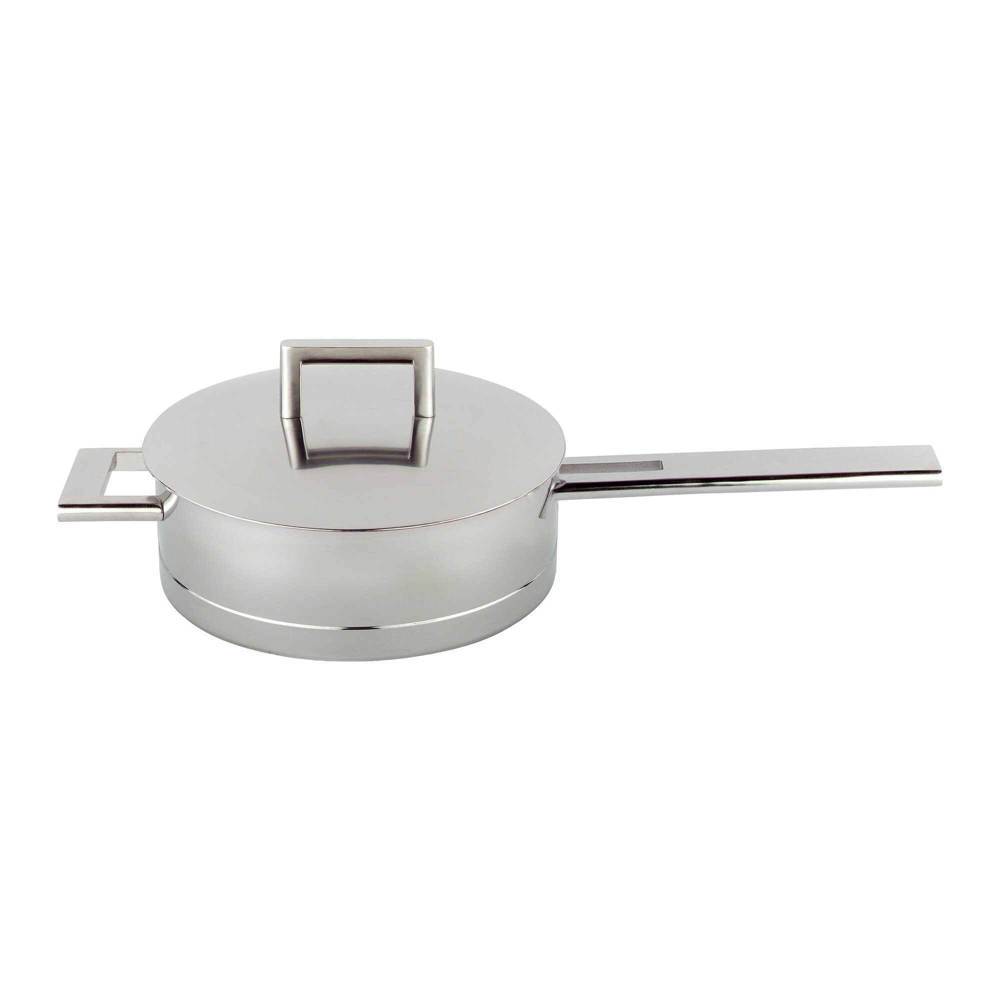 Shop Demeyere John Pawson 5 1 Qt Stainless Steel Saute Pan With Helper Handle Stainless Steel Overstock 15616334