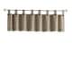preview thumbnail 10 of 10, Tucker Solid Button Window Kitchen Curtain Valance