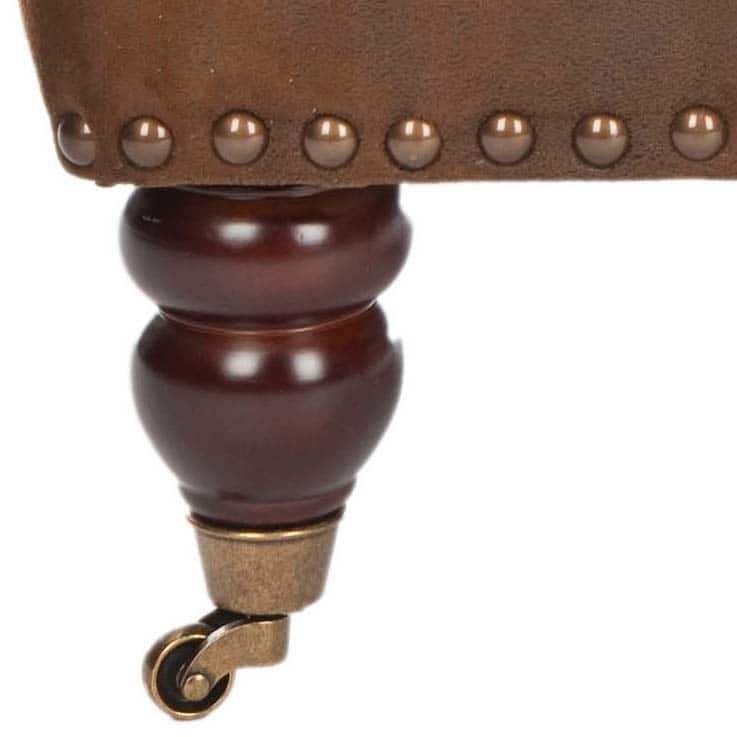 SAFAVIEH Tori Antiqued Tufted Club Chair - 28" x 34.4" x 32.7". - 28"W x 34"D x 33"H