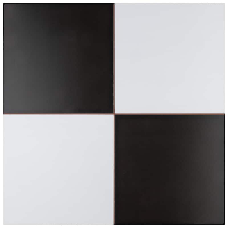 Merola Tile Checker II 17-5/8" x 17-5/8" Ceramic Floor and Wall Tile