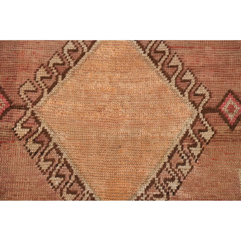 Vegetable Dye Gabbeh Qashqai Persian Antique Rug Handmade Wool Carpet - 4'2"x 7'3"