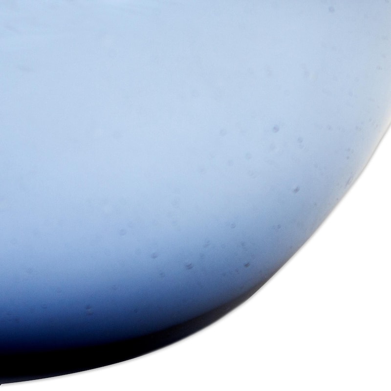 Novica Handmade Blue Opal Blown Glass Bowl