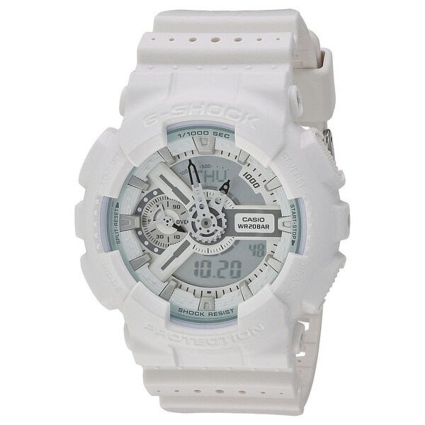 casio men's white watch