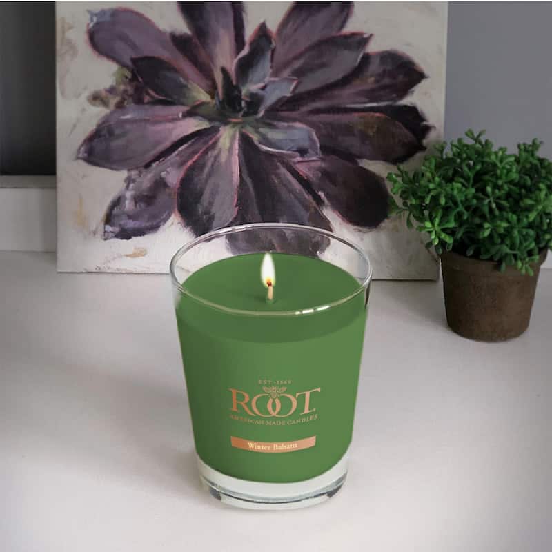 Root Candles Winter Balsam 10.5 oz Large Veriglass Jar