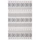 preview thumbnail 36 of 53, SAFAVIEH Augustine Serap Contemporary Cotton Rug 5' x 7'7" - Anthracite/Cream - Rectangle