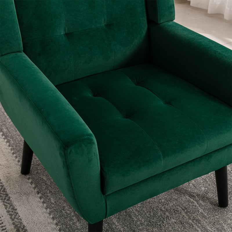 Modern Soft Material Ergonomics Accent Chair Living Room Chair Bedroom Chair Home Chair With Legs For Indoor Home