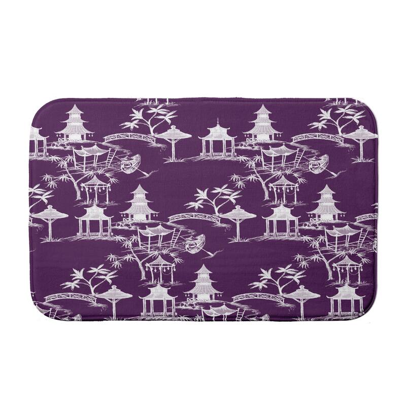 Chinapezka Bath Mat - 17 x 24 - Purple