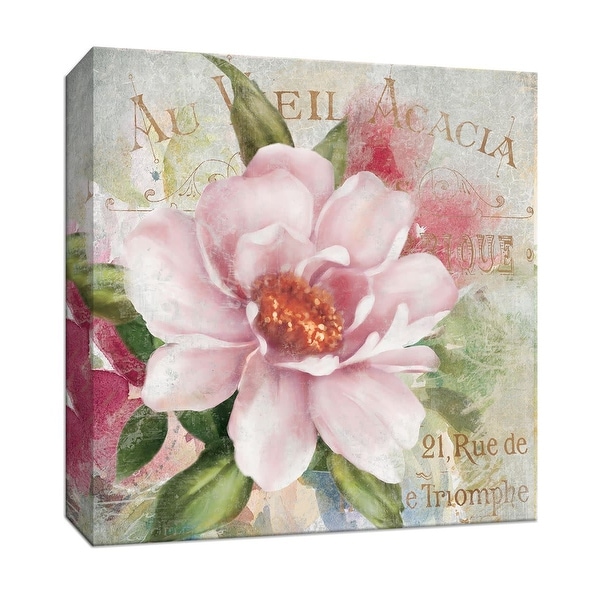 PTM Images 9-146838 PTM Canvas Collection 12" x 12" - "Parfum de Paris I" Giclee Flowers Art Print on Canvas