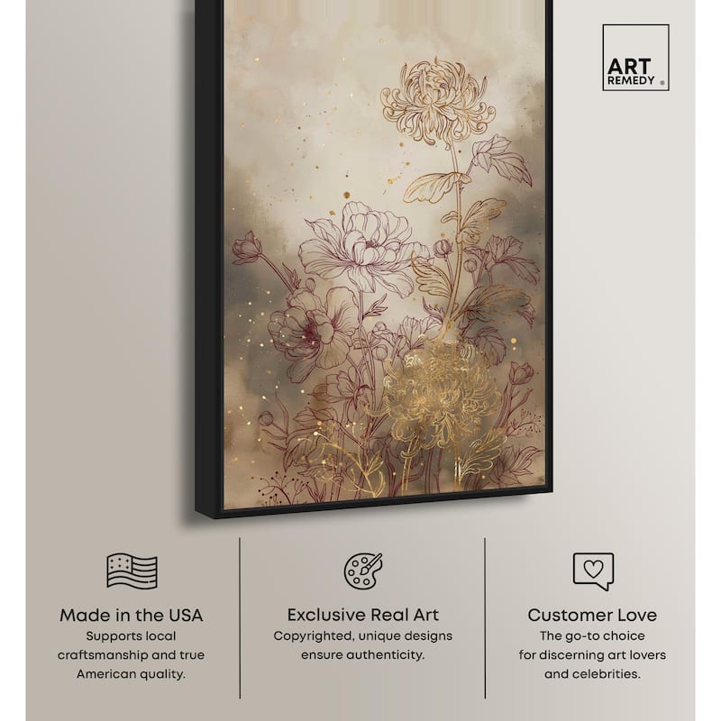 Flourishing Canvas by Art Remedy