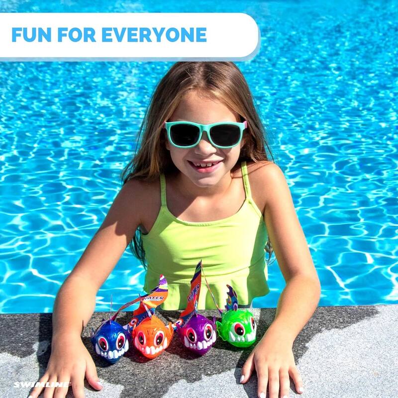 LED Lighted Piranha Swimming Pool Diving Toy - 6.5"