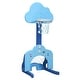 preview thumbnail 2 of 9, 3-in-1 Kids Basketball Hoop Set with Balls-Blue