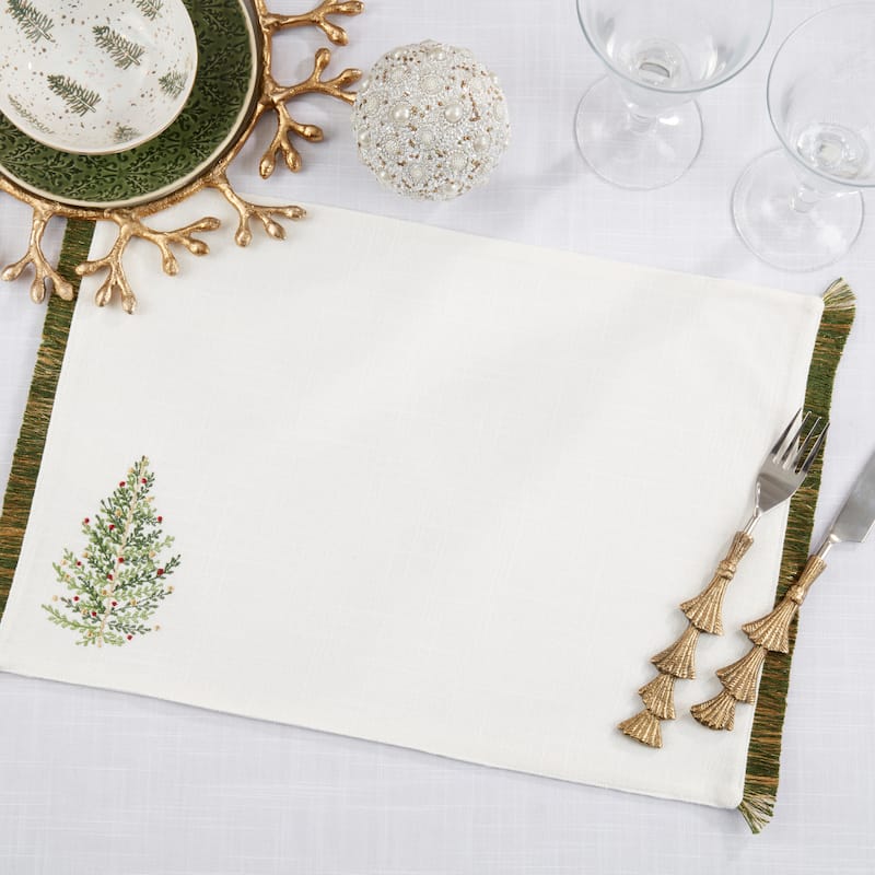Christmas Trees Placemat (Set of 4) - 13"x19"