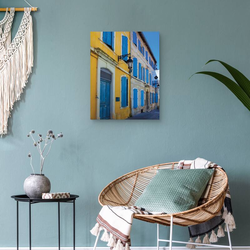 Blue Windows Galore by Sossi Madzounian Canvas Art Print