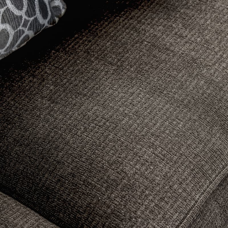 Zack Contemporary Chenille Nailhead Loveseat by Furniture of America