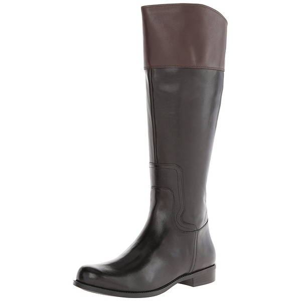 Nine West Womens Cromie Leather Closed Toe Knee High Fashion Boots