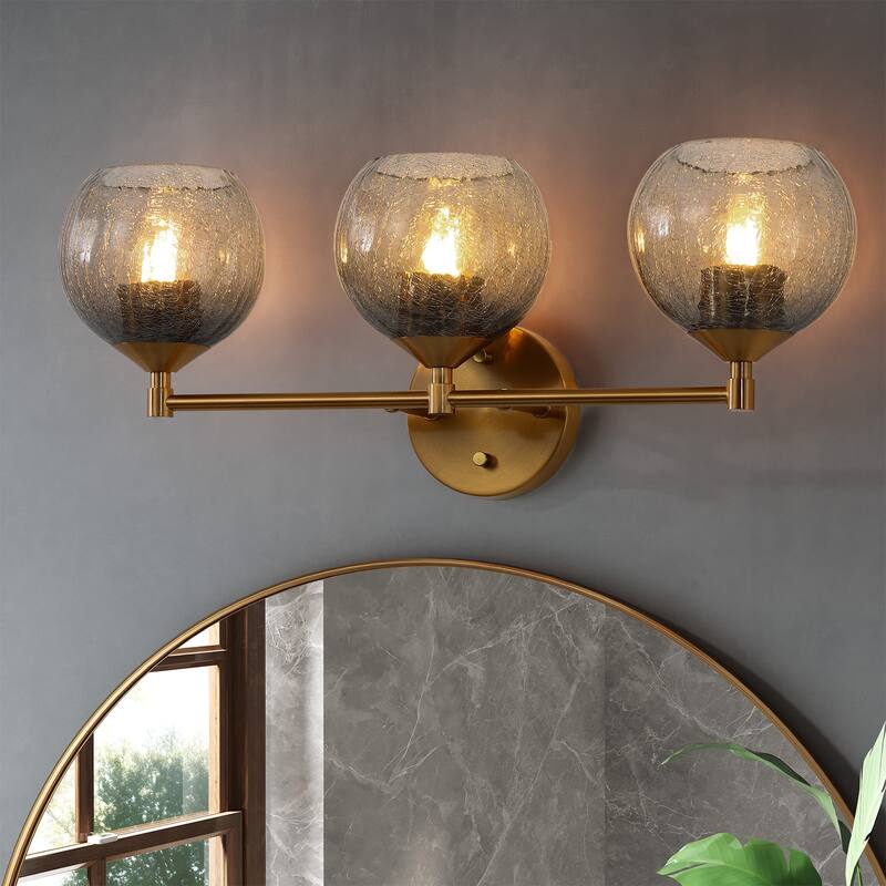 3-Light Bathroom Dimmable Vanity Light - N/A