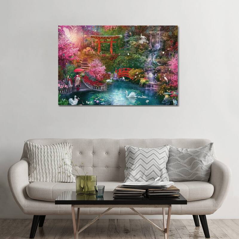 iCanvas "Japanese Garden" by Claudia McKinney Canvas Print - 32x48x1.5