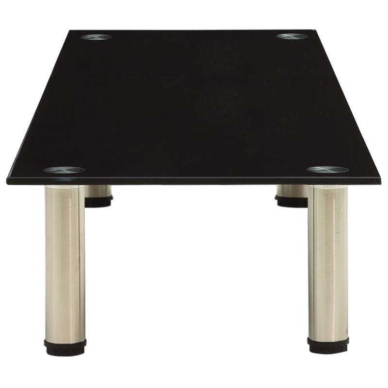 vidaXL TV Stand Entertainment Center HiFi Media Unit Furniture Tempered Glass