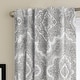 preview thumbnail 10 of 14, Miller Curtains Harlow Back Tab Blackout Panel 42" x 95" - Grey