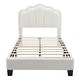preview thumbnail 9 of 48, Upholstered bed with LED lights