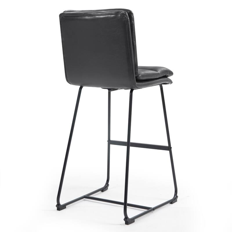 Set of 2 Aulani Upholstered Metal Frame Bar Stool