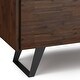 preview thumbnail 6 of 10, WYNDENHALL Mitchell SOLID ACACIA WOOD 42" Wide Modern TV Media Stand in Distressed Charcoal Brown For TVs up to 43 inches