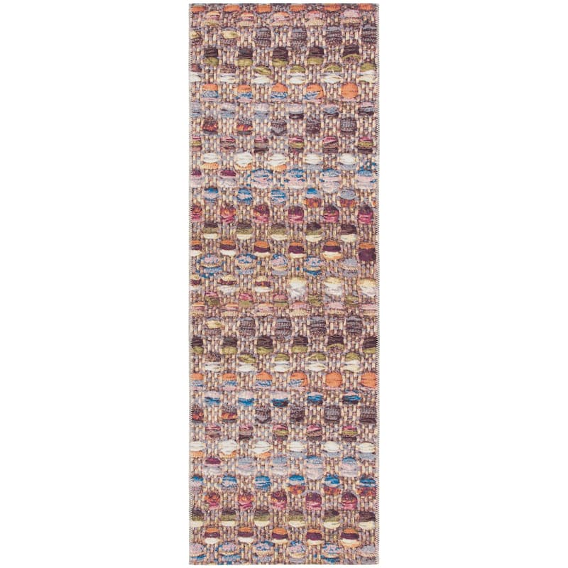 SAFAVIEH Barbados Diva Modern Waterproof Patio Backyard Rug
