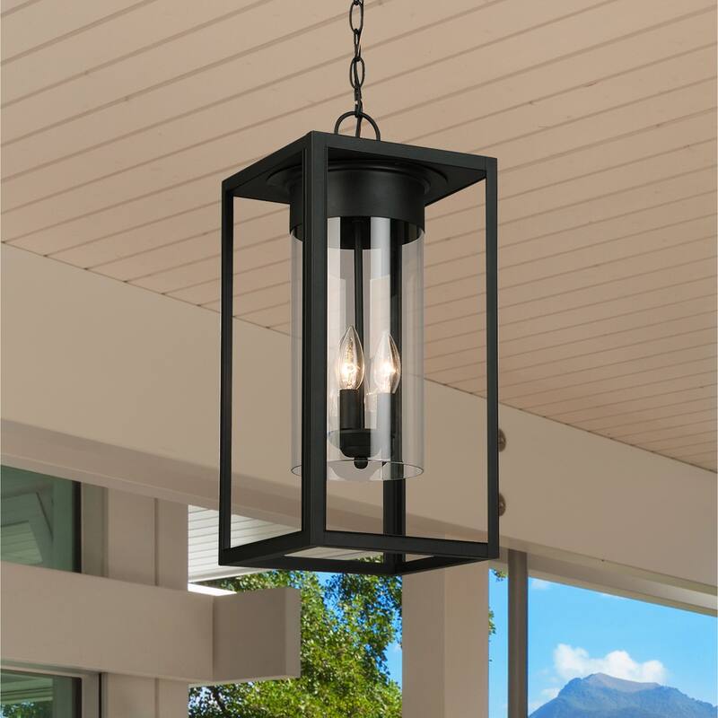 Eglo Walker Hill 20-inch Outdoor Pendant in Oil-Rubbed Bronze