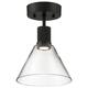 Option Clear Glass / Matte Black