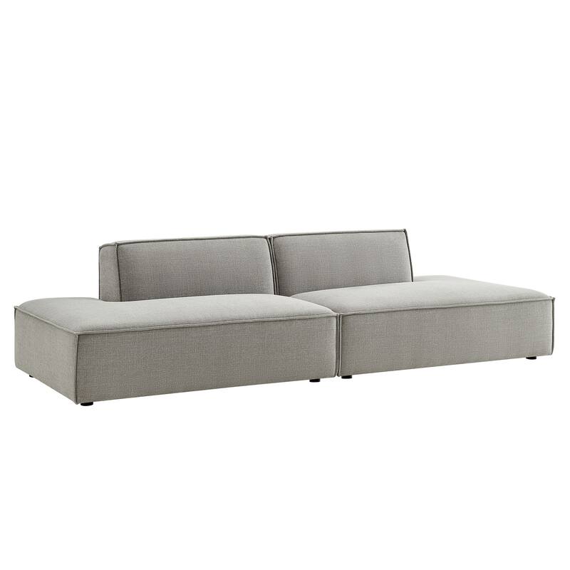 Restore 2-Piece Performance Fabric Upholstered Modular Loveseat
