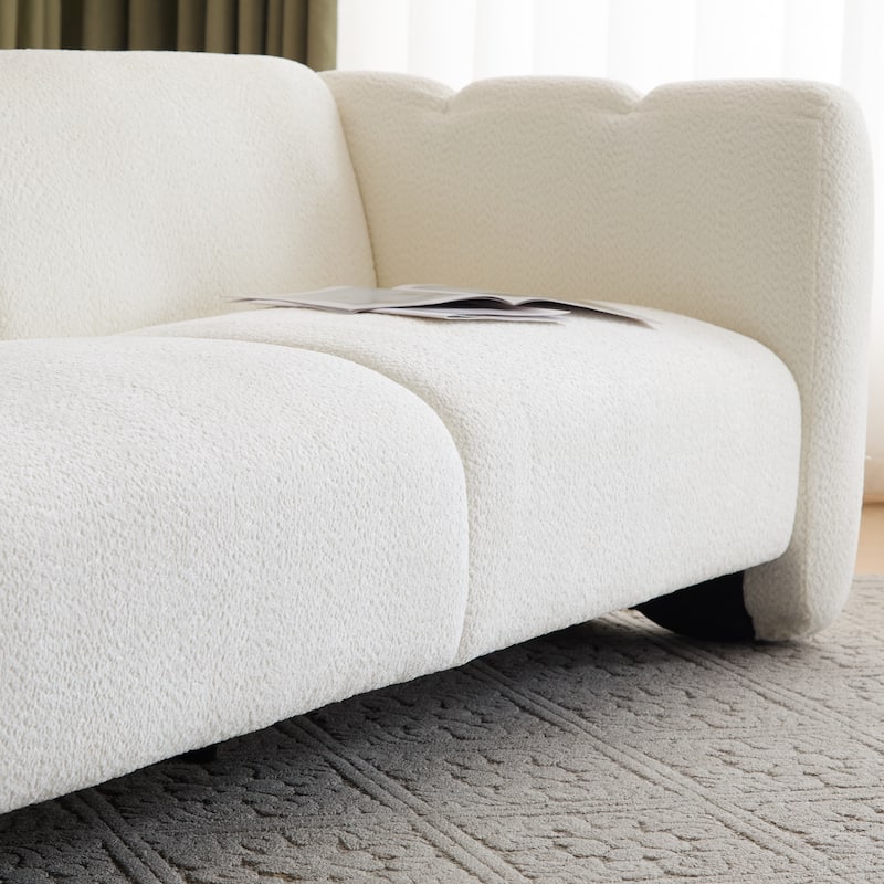 Christopher Knight Home - Tonson 83" 3-Seater Wave Design Sofa