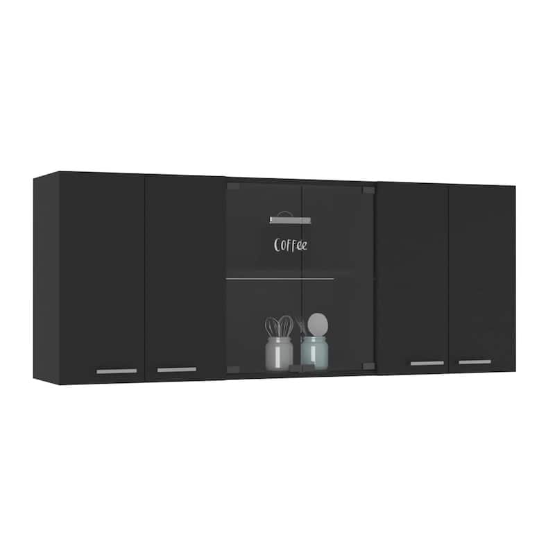 Superior Wall Cabinet With Four Interior Shelves