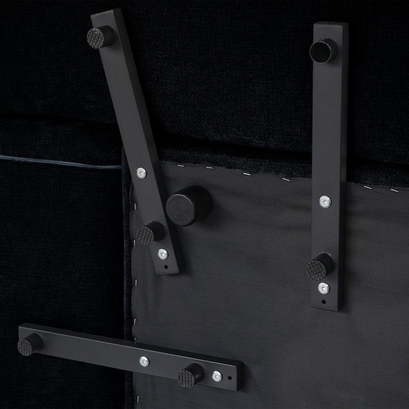 183''W Large Linen Corner Sectional Couch for Living Room Sofa Set