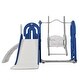 preview thumbnail 7 of 25, 5 in 1 Toddler Slide and Swing Set, Indoor Outdoor Playground Set Toddler Climber Slide Playset with Basketball Hoop for Babies