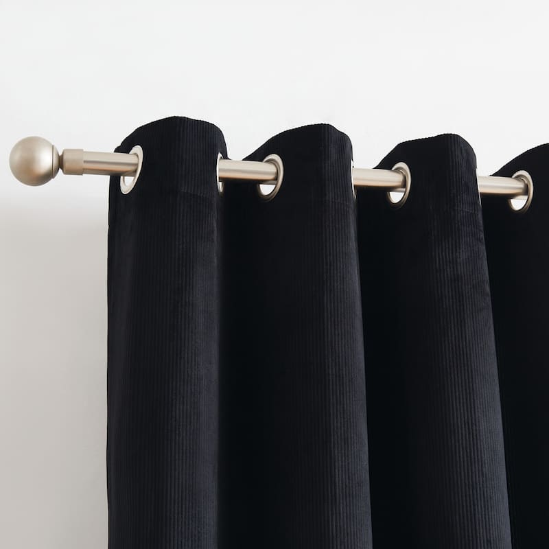 G.H. Bass & Co. Clark Corduroy Curtain Panel Pair