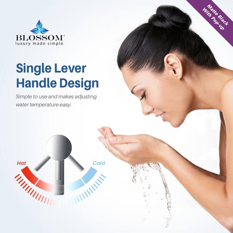 Solid Brass Leed Free Single Handle Bathroom Faucet