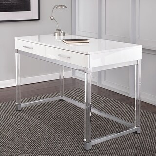 Arlo Modern White Laminate Desk by Greyson Living