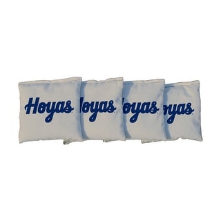 Georgetown Hoyas Gray Cornhole Bags