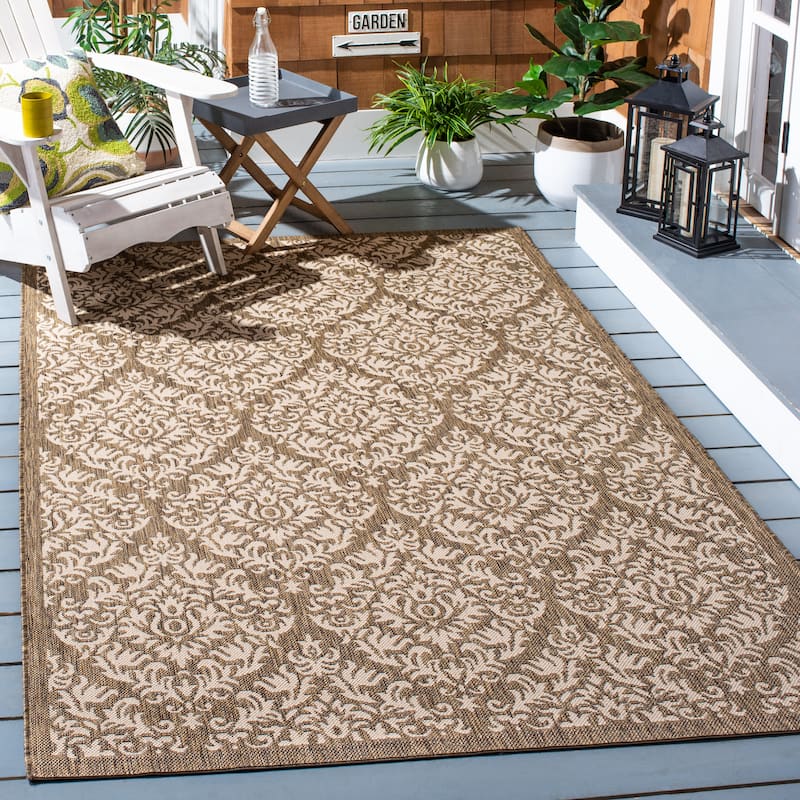 SAFAVIEH Courtyard Woong Indoor/Outdoor Rug