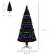 preview thumbnail 19 of 32, HOMCOM 6 ft. Prelit Artificial Christmas Tree with Stand, Colored Christmas Tree