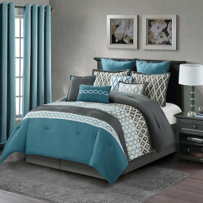 Nanshing Calvin 12 Piece Luxury Transitional Comforter Set