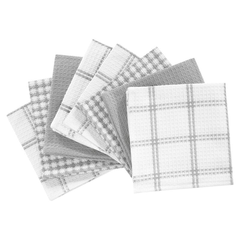 T-fal Flat Waffle Dish Cloth, (Set of 8)