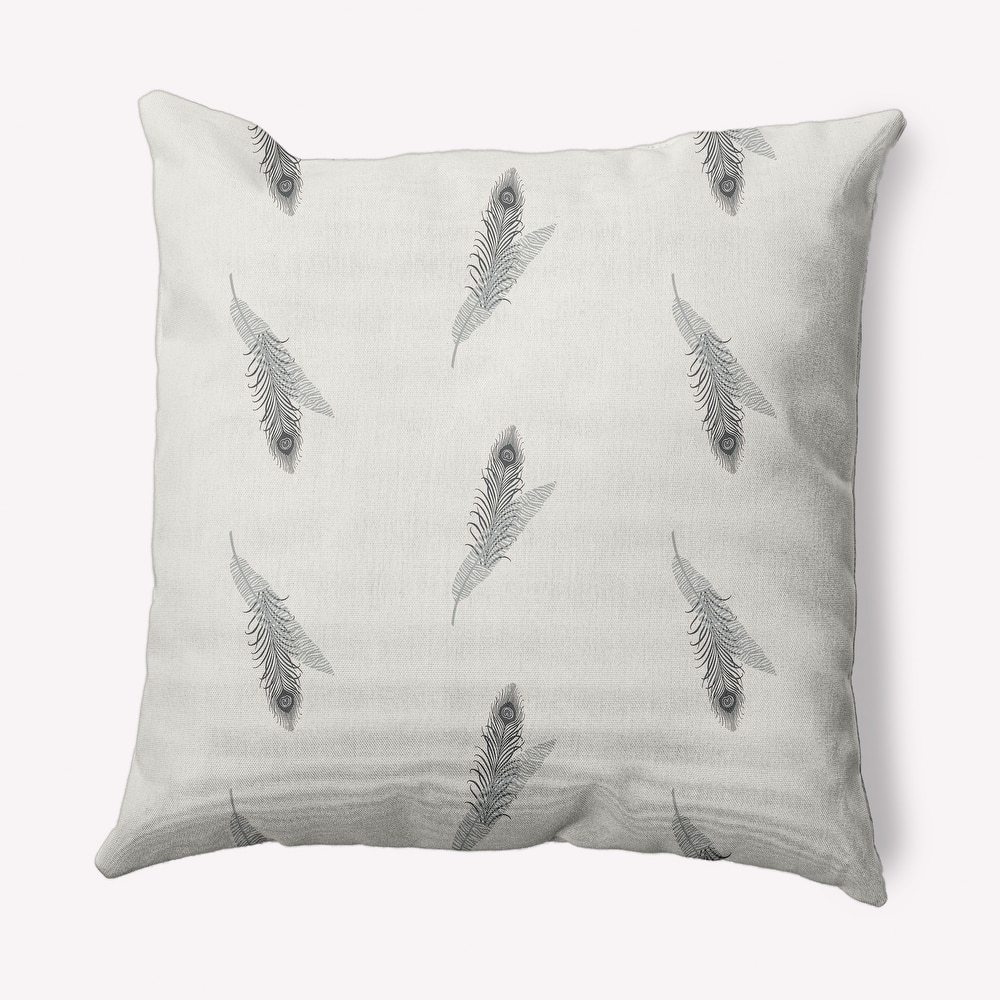 Feather Stripe Decorative Throw Pillow